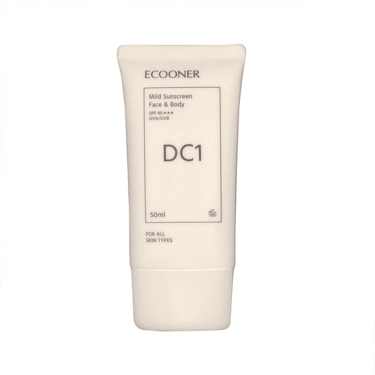 ECOONER DC1 Mild Sunscreen Face & Body SPF 40 +++ UVA/UVB